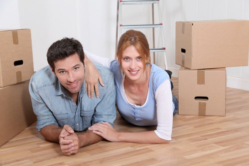 Customer-centric moving team at work